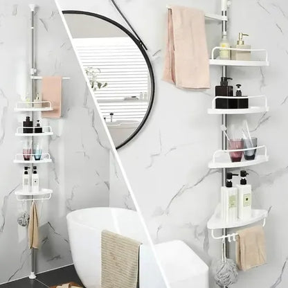 BathFlex® —  Esquinero Organizador de Baño Ajustable