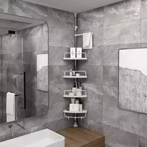 BathFlex® —  Esquinero Organizador de Baño Ajustable